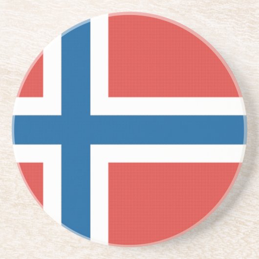 ノルウェー国旗 コースター (正面)