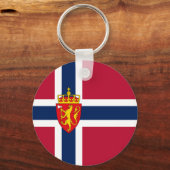 ノルウェー国旗/コート・オブ・アームズ キーホルダー (裏面)