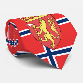 ノルウェー国旗&コート・オブ・アームズ、ノルウェー国旗 ネクタイ
