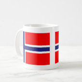 ノルウェー国旗 コーヒーマグカップ (正面左)