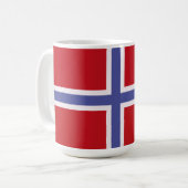 ノルウェー国旗 コーヒーマグカップ (正面左)