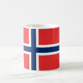 ノルウェー国旗 コーヒーマグカップ (中央)