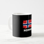 ノルウェー国旗 コーヒーマグカップ (正面左)