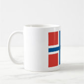ノルウェー国旗 コーヒーマグカップ (左)