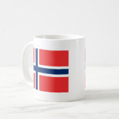 ノルウェー国旗 コーヒーマグカップ (正面左)