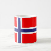 ノルウェー国旗 コーヒーマグカップ (中央)