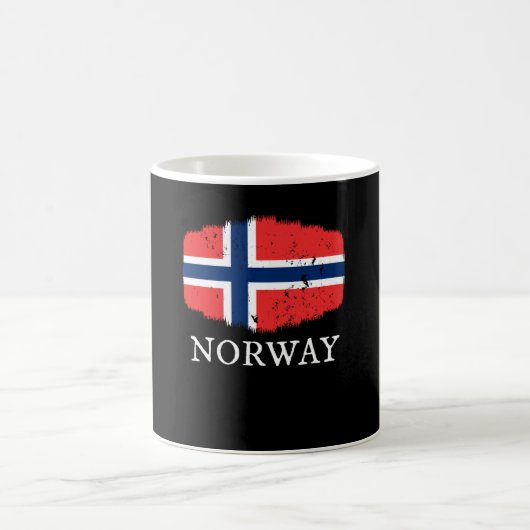 ノルウェー国旗 コーヒーマグカップ (中央)