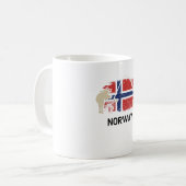ノルウェー国旗 コーヒーマグカップ (正面左)