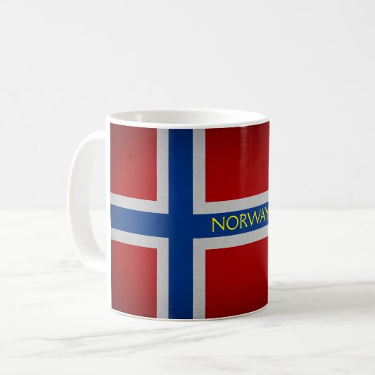ノルウェー国旗 コーヒーマグカップ (正面左)