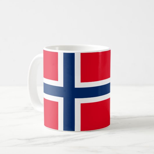 ノルウェー国旗 コーヒーマグカップ (正面左)