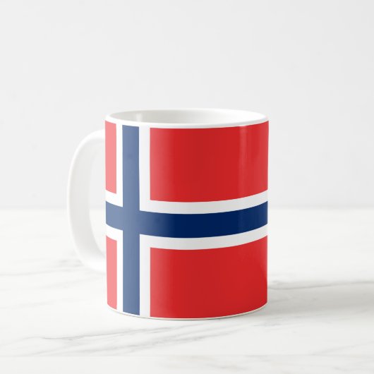 ノルウェー国旗 コーヒーマグカップ (正面左)