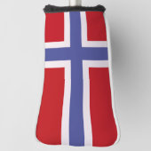 ノルウェー国旗 ゴルフヘッドカバー (回転90)