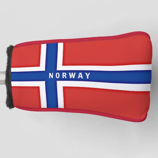 ノルウェー国旗 ゴルフヘッドカバー (正面)