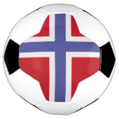 ノルウェー国旗 サッカーボール (回転)
