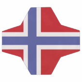 ノルウェー国旗 サッカーボール (フラット)