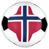 ノルウェー国旗 サッカーボール (回転)