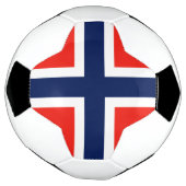 ノルウェー国旗 サッカーボール (回転)