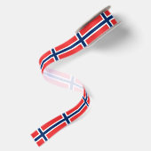 ノルウェー国旗 サテンリボン (裏面)