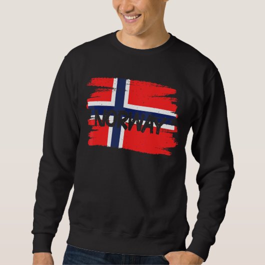 ノルウェー国旗 スウェットシャツ (正面)