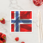 ノルウェー国旗 スタンダードカクテルナプキン (インサイチュ)