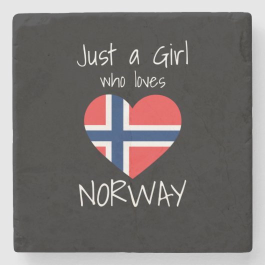 ノルウェー国旗 ストーンコースター (正面)