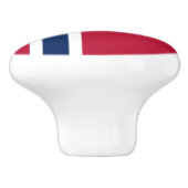 ノルウェー国旗 セラミックノブ (側面)