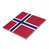 ノルウェー国旗 タイル (側面)