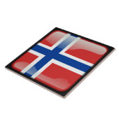 ノルウェー国旗 タイル (側面)