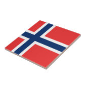 ノルウェー国旗 タイル (側面)
