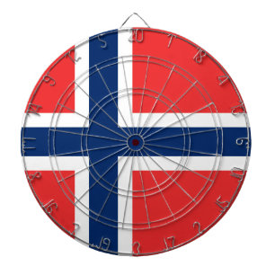 ノルウェー国旗 ダーツボード