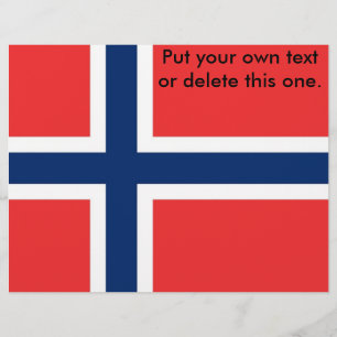 ノルウェー国旗 チラシ