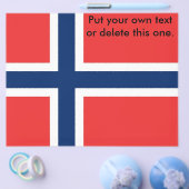 ノルウェー国旗 チラシ (シングル)