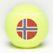 ノルウェー国旗 テニスボール (裏面)