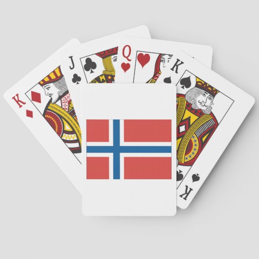 ノルウェー国旗 トランプ (裏面)