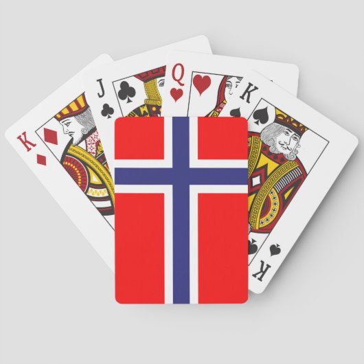 ノルウェー国旗 トランプ (裏面)