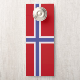 ノルウェー国旗 ドアノブサイン