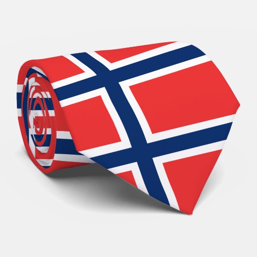 ノルウェー国旗 ネクタイ (ロール)