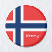 ノルウェー国旗&ノルウェーの休日、旅行/スポーツ マグネット