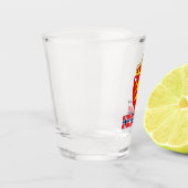 ノルウェー国旗&ノルウェーの国の愛国者/スポーツSh ショットグラス (左)