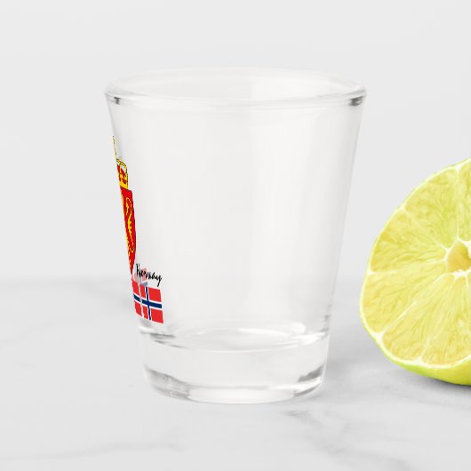 ノルウェー国旗&ノルウェーの国の愛国者/スポーツSh ショットグラス (右)