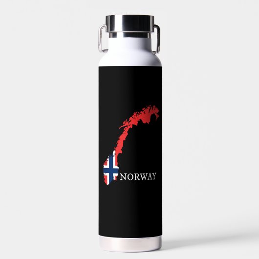 ノルウェー国旗 – ノルウェー国旗 ウォーターボトル (正面)