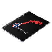 ノルウェー国旗 – ノルウェー国旗 ノートブック (左側)