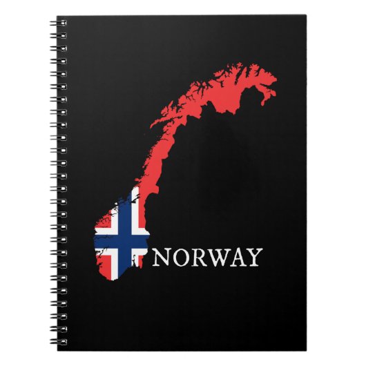 ノルウェー国旗 – ノルウェー国旗 ノートブック (正面)