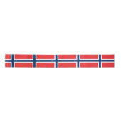 ノルウェー国旗（ノルウェー） サテンリボン (正面)