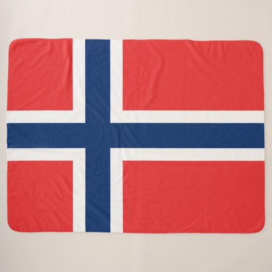 ノルウェー国旗(ノルウェー) シェルパブランケット (正面(横))