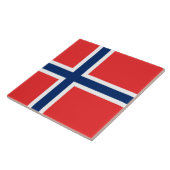 ノルウェー国旗（ノルウェー） タイル (側面)