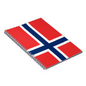 ノルウェー国旗(ノルウェー) ノートブック (右側)