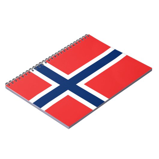 ノルウェー国旗(ノルウェー) ノートブック (左側)