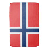 ノルウェー国旗（ノルウェー） バスマット (正面縦)