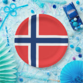 ノルウェー国旗（ノルウェー） ペーパープレート (パーティー)